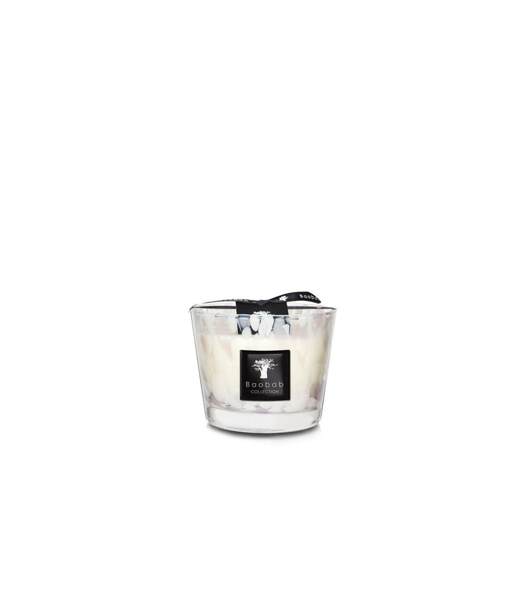 SCENTED CANDLE PEARLS WHITE - Baobab Collection