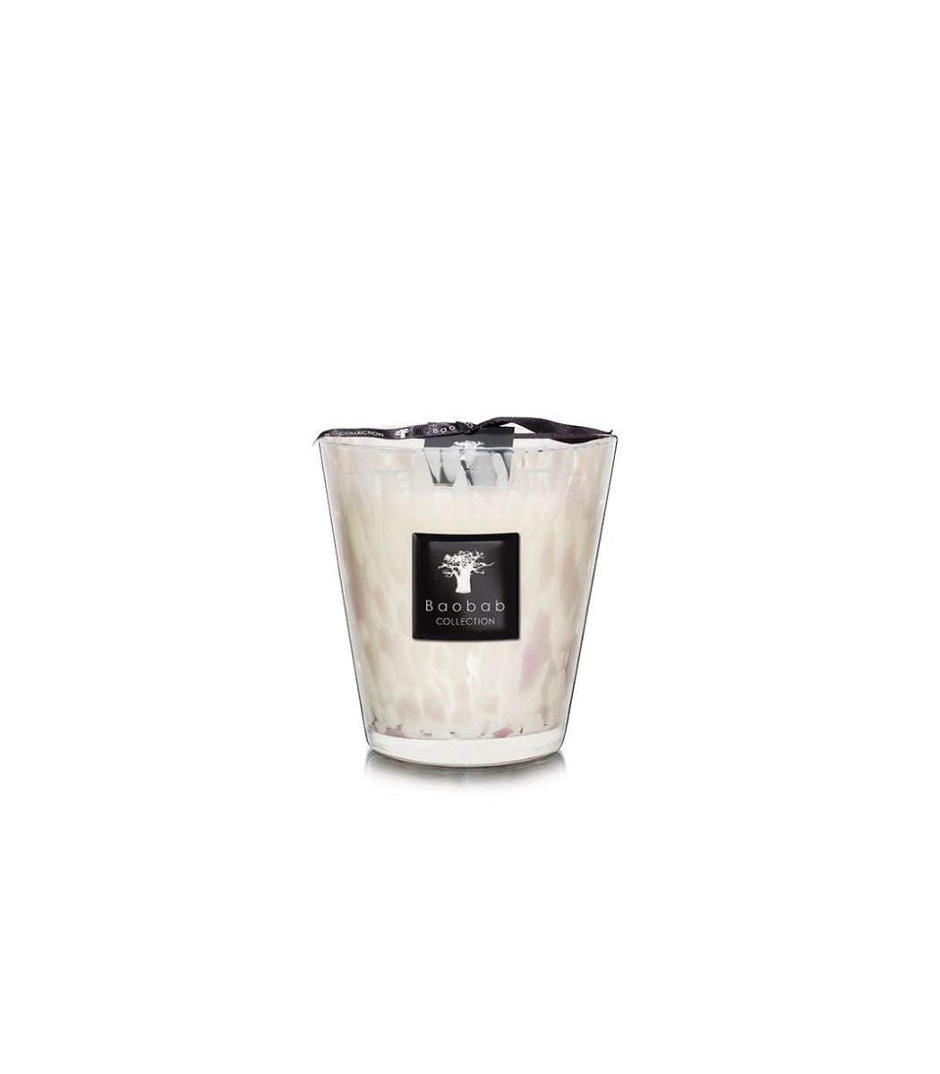 SCENTED CANDLE PEARLS WHITE - Baobab Collection