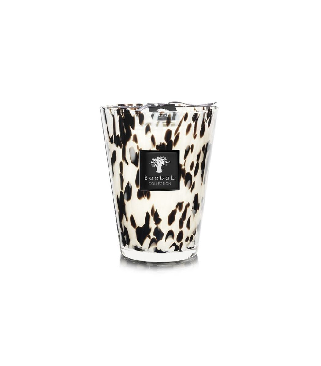 SCENTED CANDLE PEARLS BLACK - Baobab Collection