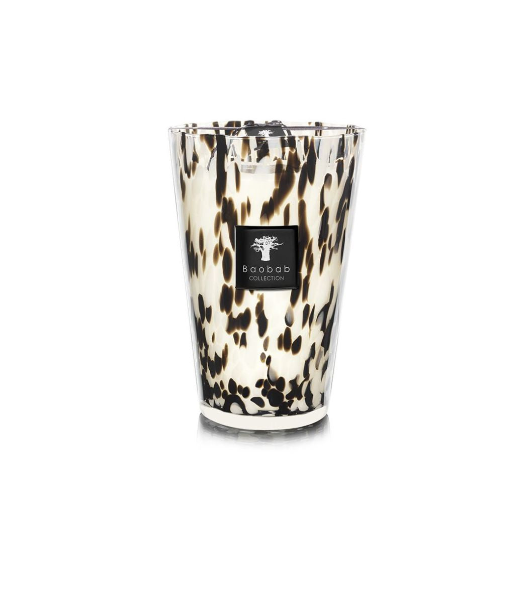 SCENTED CANDLE PEARLS BLACK - Baobab Collection