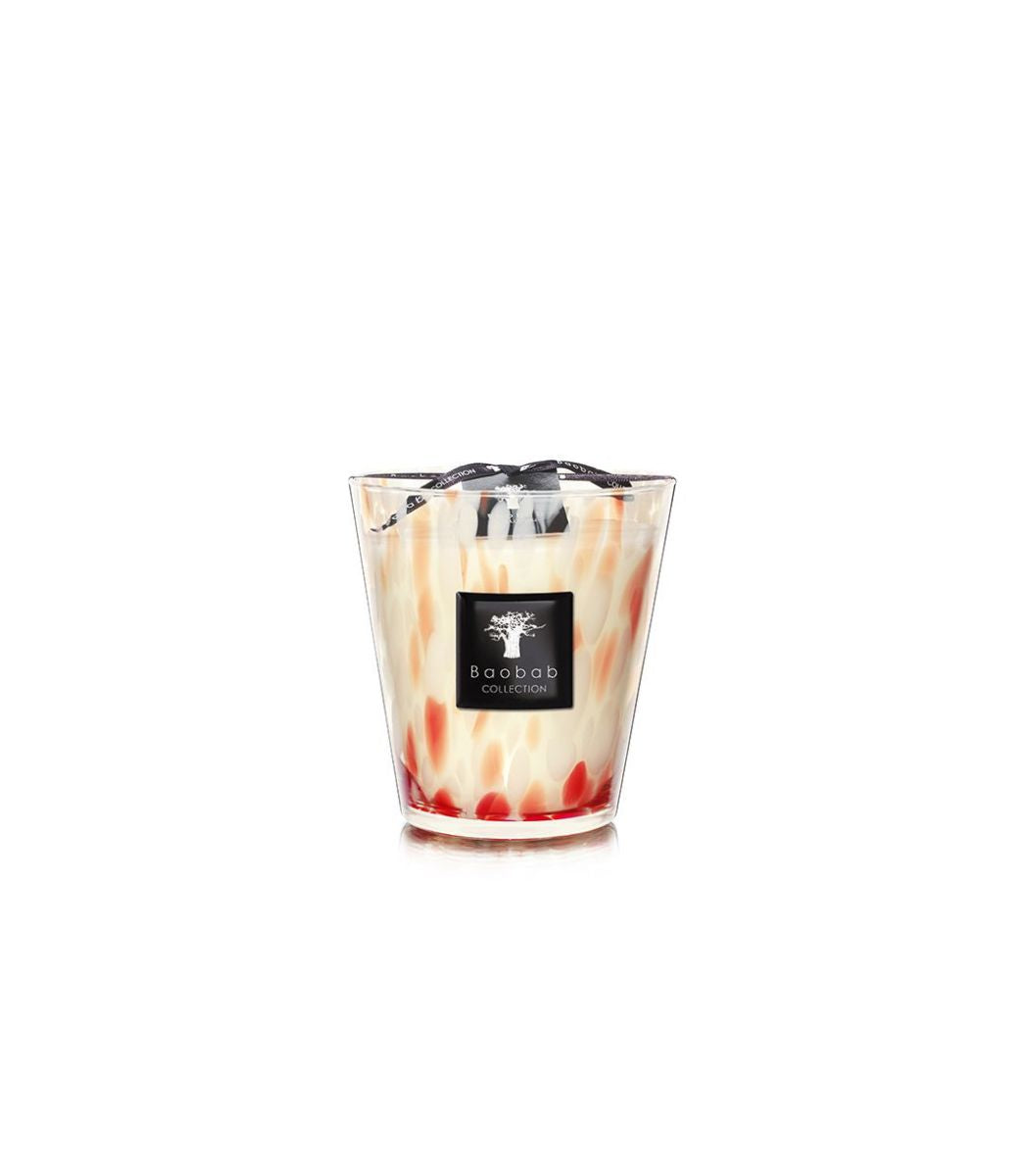 SCENTED CANDLE PEARLS CORAL - Baobab Collection