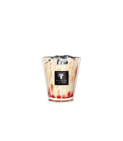 SCENTED CANDLE PEARLS CORAL - Baobab Collection