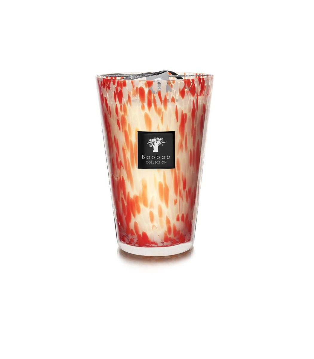 SCENTED CANDLE PEARLS CORAL - Baobab Collection